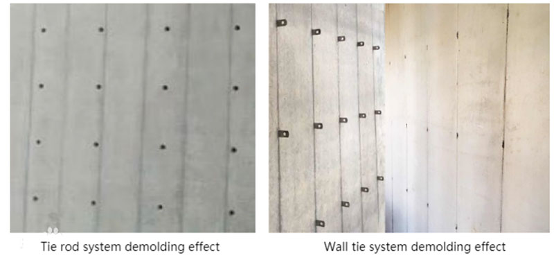 Advantages of using wall ties in aluminum formwork