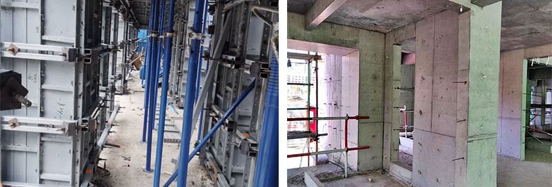 Medium-Sized Residential Community Aluminum Formwork Application