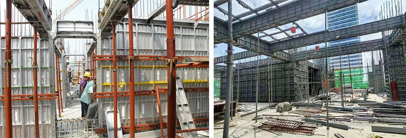 Eco-Friendly Residential Community Aluminum Formwork Application