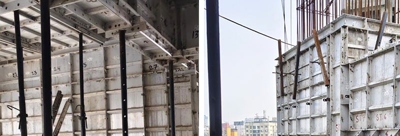 Fast-Track Residential Community Aluminum Formwork Application